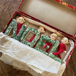 Vintage Christmas Elves